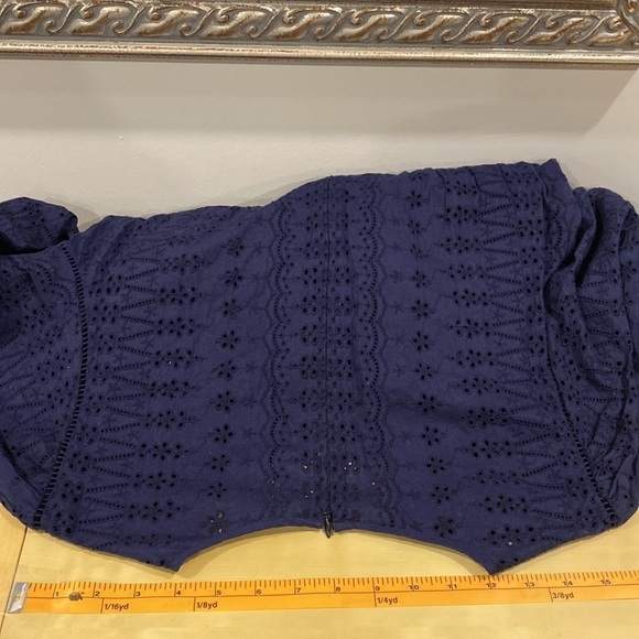 J. Crew • Eyelet Lace Flutter Hem Dress - Picture 13 of 15